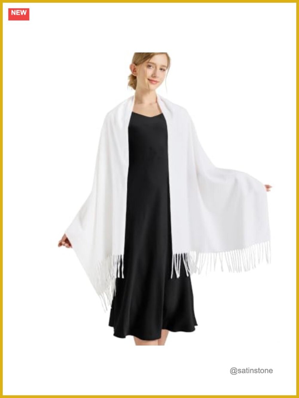 Soft Pashmina Scarf Wrap for Women Bridal Evening Shawl Wedding